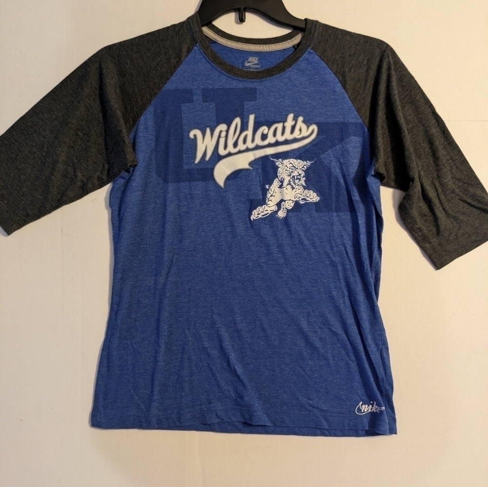 University of Kentucky wildcats baseball style tshirt Nike size large